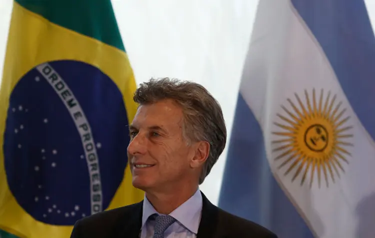 Macri: "O Brasil viveu um inferno no curto prazo, mas estabeleceu bases impressionantes para o médio e longo prazo" (Miguel Schincariol/Getty Images)