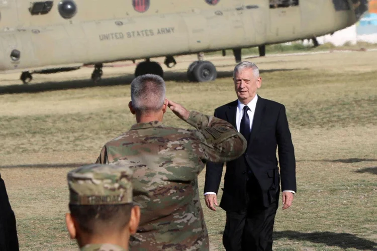 James Mattis: "Nós somos os mocinhos", declarou Mattis (Resolute Support Mission/Reuters)