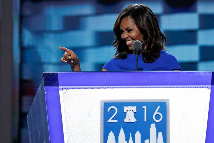 Michelle Obama: a ex-primeira dama é uma das principais esperanças de grupos democratas para 2020 (Mark Kauzlarich/Reuters)