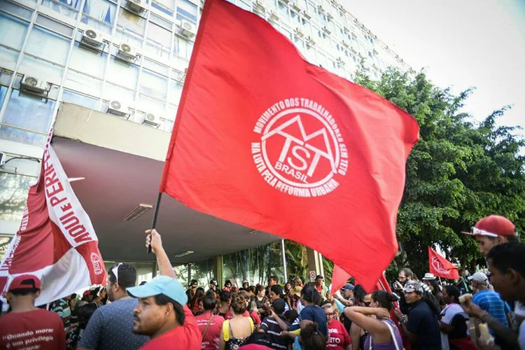 O grupo anuncia que vai caminhar mais de 20 quilômetros em direção ao Palácio dos Bandeirantes, sede do governo do Estado, no bairro do Morumbi (MTST/Facebook/Reprodução)