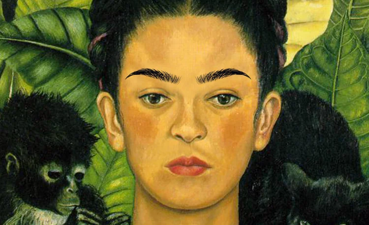Campanha da Braun: anúncio de depilador facial usa imagem de Frida Kahlo (Braun/Reprodução)
