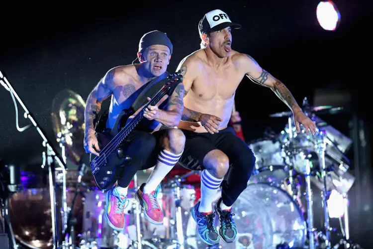 Red Hot Chili Peppers: banda norte-americana é uma das atrações principais do Lollapalooza 2018 (Christopher Polk/Getty Images)