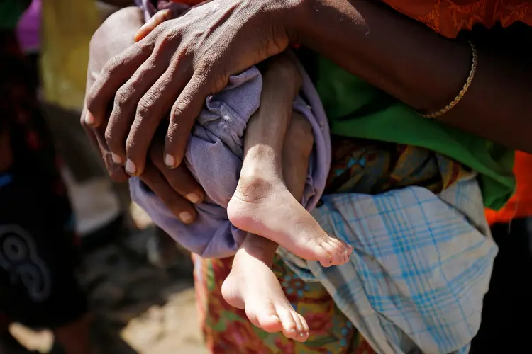 Rohingyas: mais de 220 mil crianças foram contadas em campos de refugiados estáveis e assentamentos improvisados (Mohammad Ponir Hossain/Reuters)