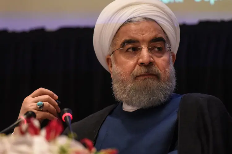 Hassan Rouhani: Trump classificou o acordo como um "constrangimento" durante seu 1º discurso na ONU (Stephanie Keith/Reuters)