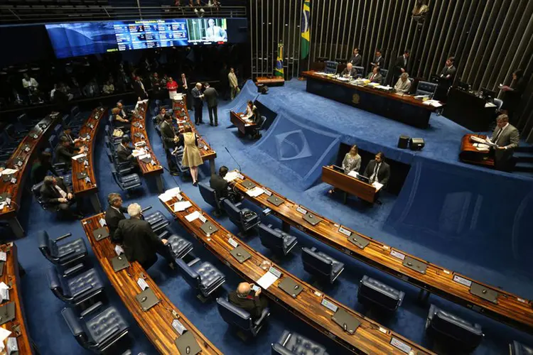 Senado: "O relatório foi enxugado", explicou o senador (Fabio Rodrigues Pozzebom/Agência Brasil/Agência Brasil)