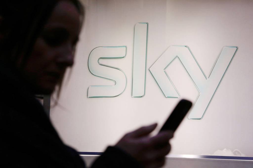 Sky: a Fox já é proprietária de 39,1% da Sky e quer comprar o resto das ações (Chris Ratcliffe/Bloomberg)