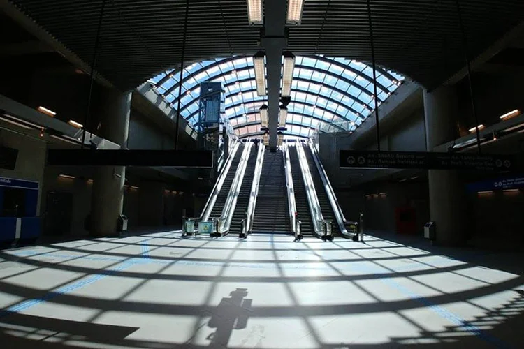 Estação Brooklin: a inauguração é a primeira na rede metroviária em três anos (CPTM/Facebook/Divulgação)