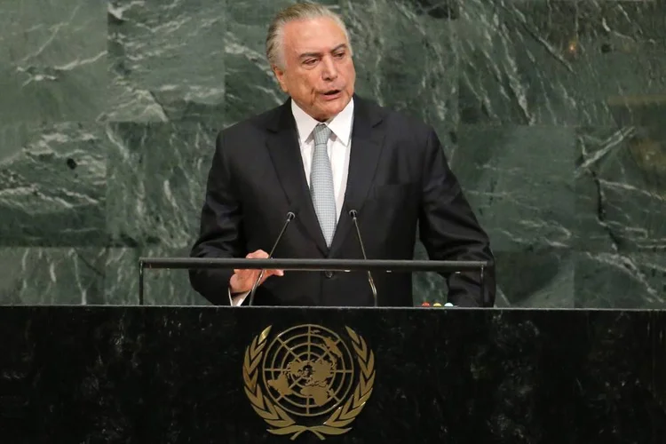 MICHEL TEMER NA ONU: conselho de Direitos Humanos da ONU aprovou o texto com 33 votos a favor e três contra (Lucas Jackson/Reuters)