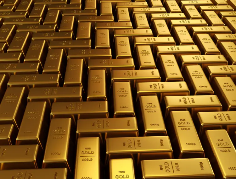 Ouro: o metal subiu apoiado por uma certa busca por segurança (Thinkstock/Thinkstock)
