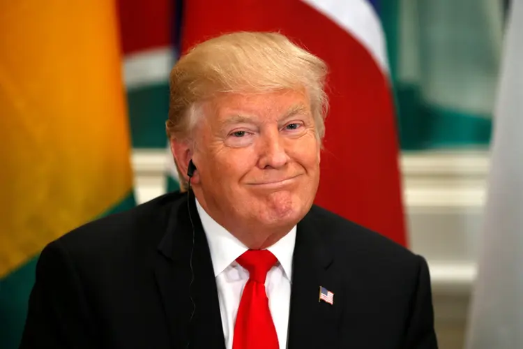 Trump: "Pode um presidente sozinho anular um acordo multilateral e internacional?", disse Rohani (Kevin Lamarque/Reuters)
