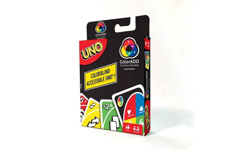 Uno: a fabricante norte-americana trabalhou em parceria com a ColorADD (Uno para daltônicos/Divulgação)