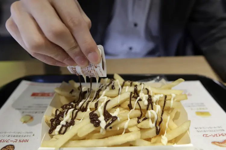Batata com chocolate: pela primeira vez desde 2012, a companhia está abrindo mais lojas no Japão (Kiyoshi Ota/Bloomberg)