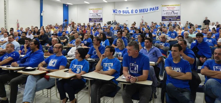 Assembleia geral do Movimento O Sul é o Meu País em Lages (SC) (Plebisul/Divulgação)