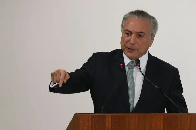Michel Temer: a defesa do presidente afirmou em nota na noite de terça que as informações citadas são públicas (Valter Campanato/Agência Brasil)