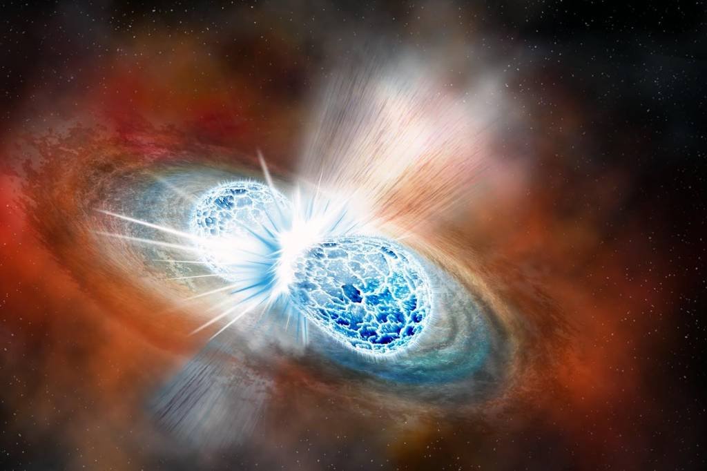 Cientistas observam fusão de estrelas de nêutrons pela 1ª vez