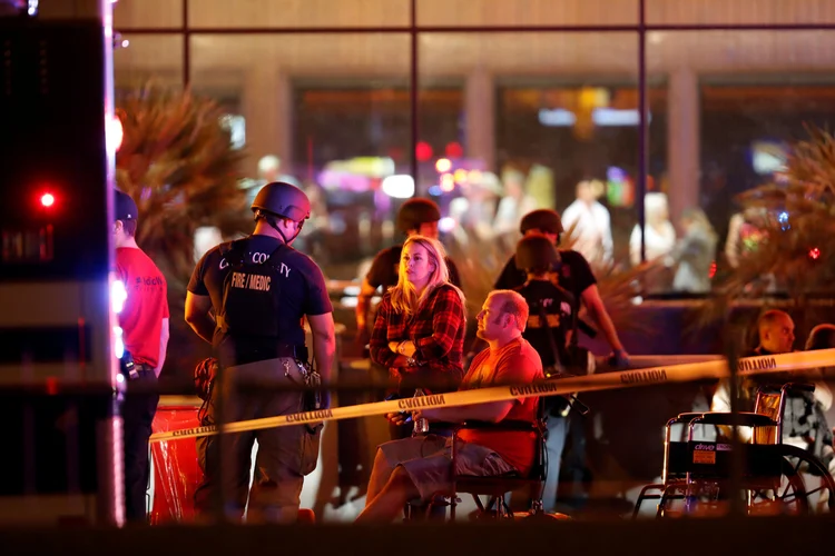 Ataque em Las Vegas: polícia identificou o agressor como um morador local chamado Stephen Paddock (Steve Marcus/Reuters)
