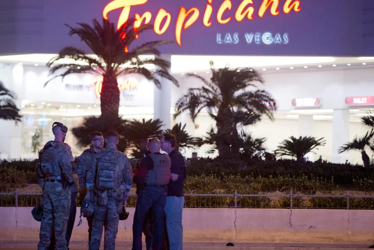 Las Vegas: o atirador não deixou uma carta de suicídio, manifesto, gravações ou mensagens nas redes sociais (Steve Marcus/Reuters)