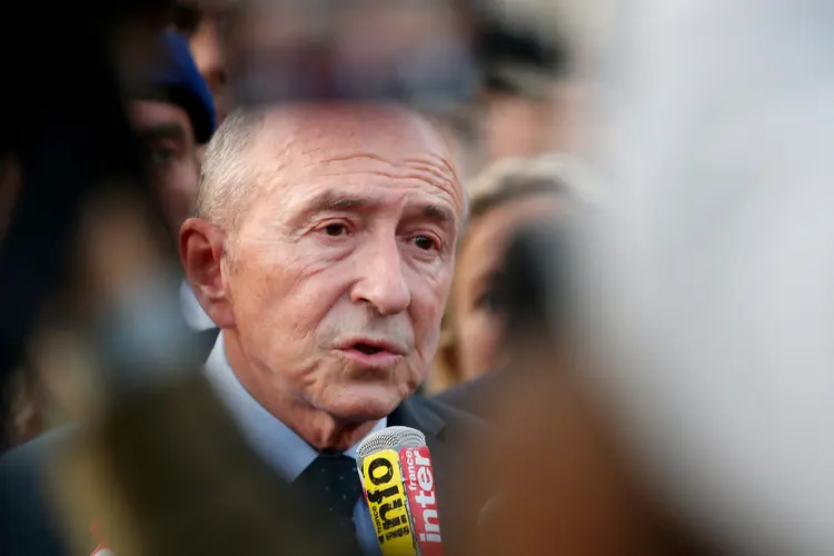 Gérard Collomb: "nós ainda estamos em estado de guerra" (Jean-Paul Pelissier/Reuters)