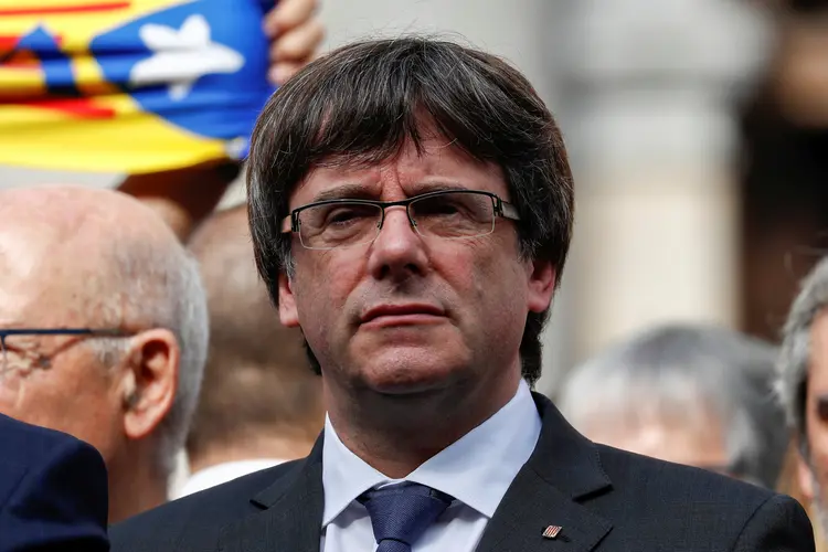 Carles Puigdemont: líder catalão deve discursar à Assembleia na esteira do referendo de 1º de outubro (Juan Medina/Reuters)