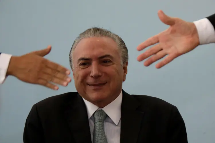 Temer: o governo brasileiro tem uma golden share na Embraer que lhe dá poder de veto (Ueslei Marcelino/Reuters)