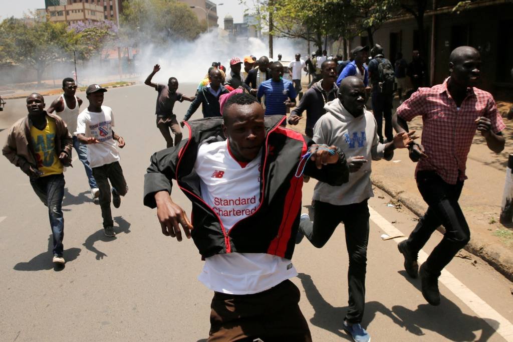 Quênia: protestos após anulação de eleição se intensificaram em diversas cidades (Thomas Mukoya/Reuters)