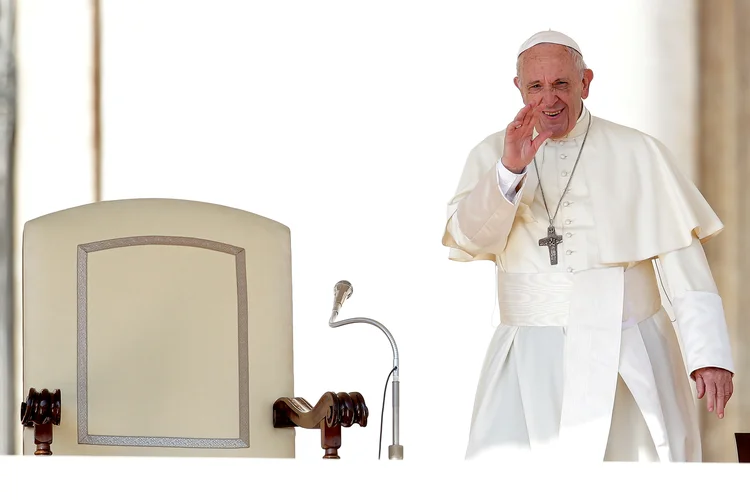 Papa Francisco: "Não se deixem vencer pelo desânimo", disse o papa (Max Rossi/Reuters)