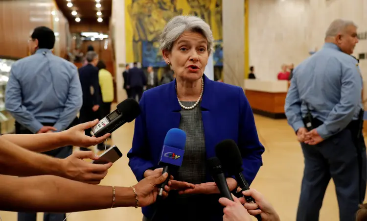 Irina Bokova: Diretora da Unesco disse que "lamenta profundamente" a decisão dos EUA (Philippe Wojazer/Reuters)