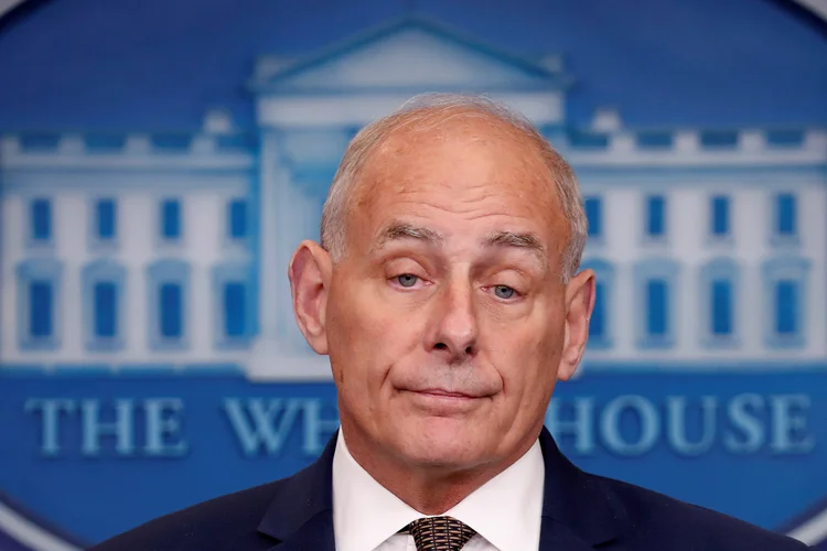 John Kelly: chefe de gabinete fica até o fim do ano (Kevin Lamarque/Reuters)