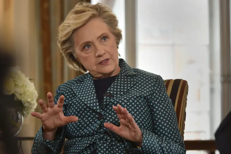 Ex-secretária de Estado americana Hillary Clinton (Jeff Overs/BBC/Handout/Reuters)
