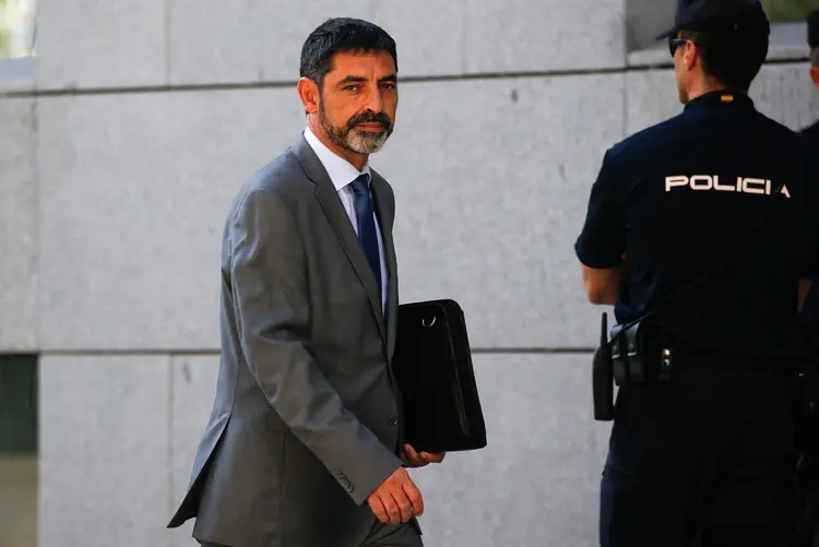 O chefe de polícia da Catalunha, o major Josep Lluis Trapero (Javier Barbancho/Reuters)