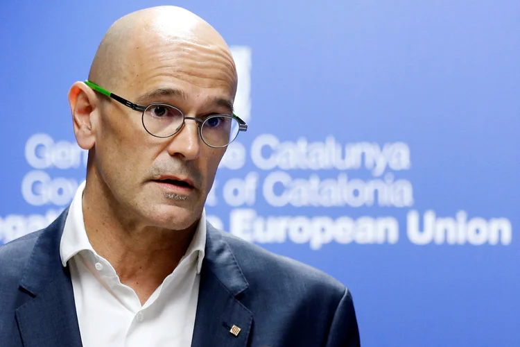 Raul Romeva: "eleições não estão sobre a mesa agora" (Francois Lenoir/Reuters)