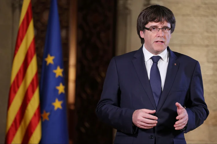 Carles Puigdemont, ex-líder da Catalunha (Ruben Moreno Garcia/Generalitat de Catalunya/Handout/Reuters)