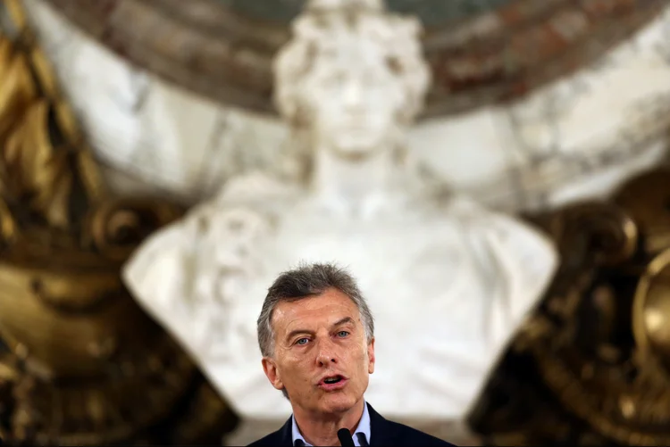 Macri: após receber apoio dos Deputados, o projeto legislativo começará a ser debatido hoje na Comissão de Orçamento e Fazenda do Senado (Marcos Brindicci/Reuters)