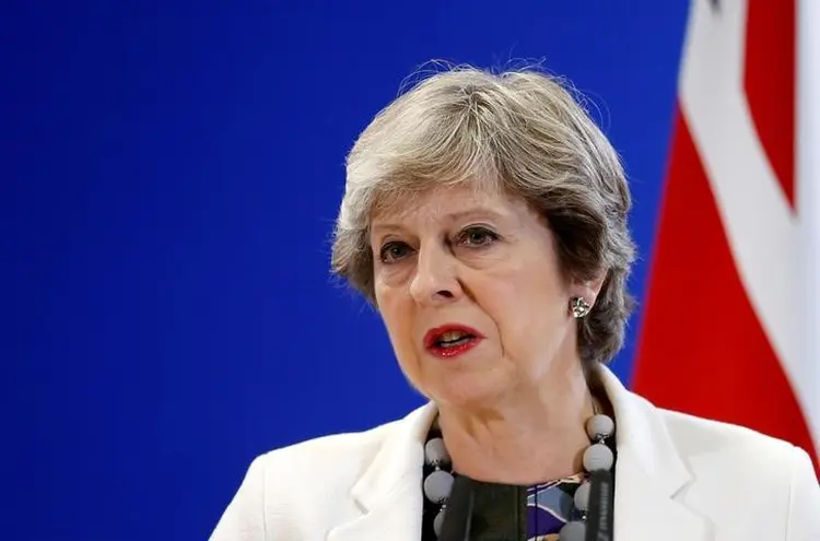 Theresa May: "Tem havido uma atmosfera muito positiva nas negociações" (Francois Lenoir/Reuters/Reuters)