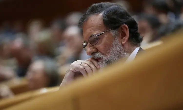 Premiê espanhol, Mariano Rajoy: ele manifestou seu desejo de "recuperar a Catalunha de todos" (Susana Vera/Reuters)