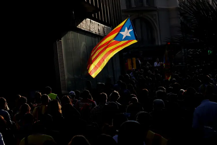 Catalunha: 40,8% dos catalães apoiavam uma separação da Espanha (Yves Herman/Reuters)
