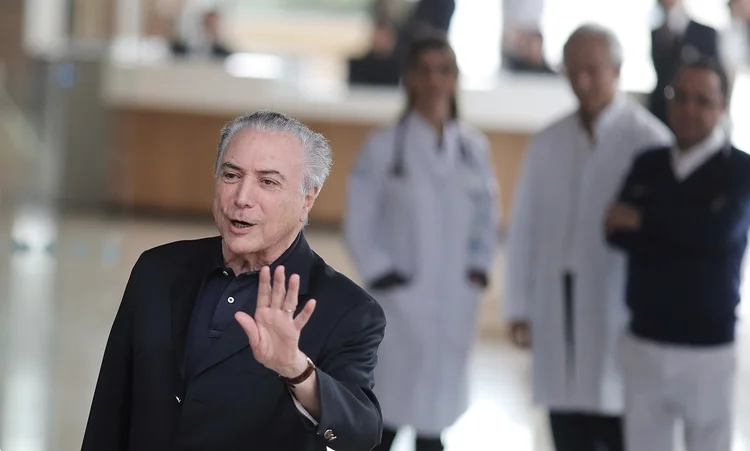 TEMER: presidente deixa hospital Sírio-Libanês após exames no último dia 30 (Nacho Doce/Reuters)