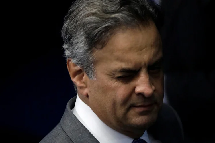 Aécio Neves: se o pedido de expulsão for aceito, Aécio terá cerca de seis meses para se defender (Ueslei Marcelino/Reuters)