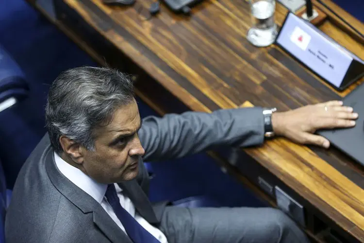 Aécio Neves: conforme a PGR, o senador e a irmã Andréa também devem ser condenados a reparar a União dos danos materiais no valor da propina de R$ 2 milhões (Marcelo Camargo/Agência Brasil/Agência Brasil)