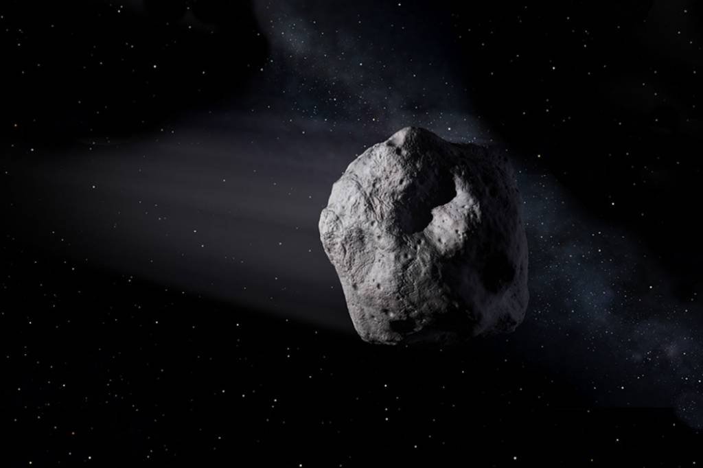 Asteroide: no fim de 2017, cientistas identificaram pela primeira vez na órbita do Sol um asteroide extrassolar (NASA/Reprodução/Reprodução)
