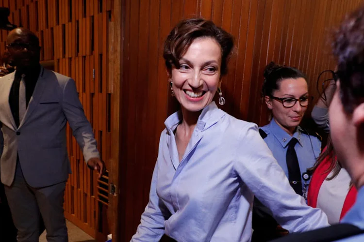 Audrey Azoulay, nova diretora-geral da Unesco (Philippe Wojazer/Reuters)