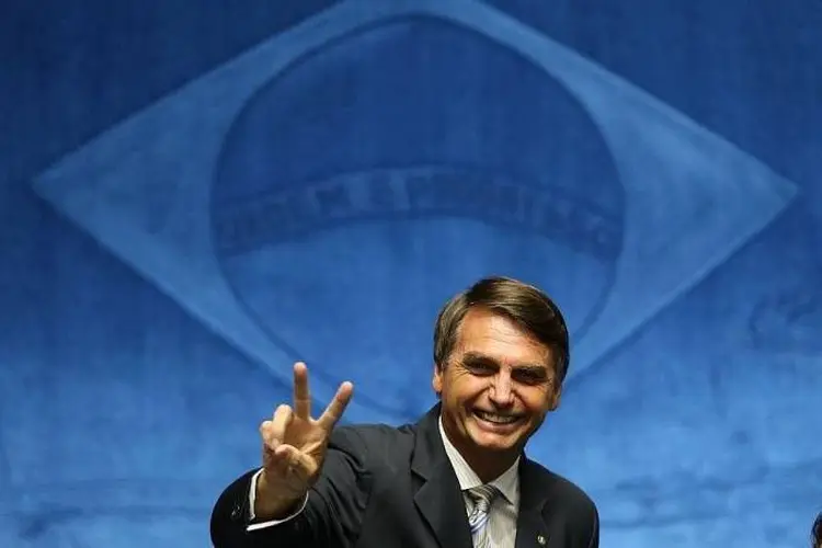 BOLSONARO: o deputado embarca para os Estados Unidos, onde passará uma semana fazendo palestras para investidores e analistas / Facebook/Jair Bolsonaro/Reprodução