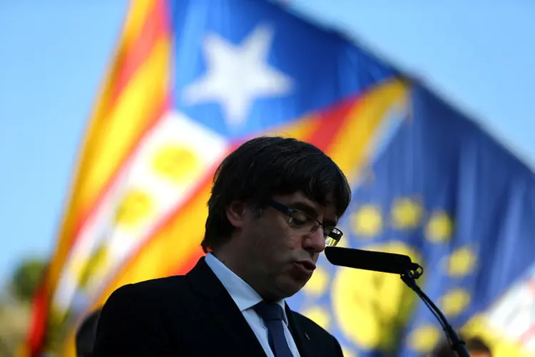 Carles Puigdemont: a iniciativa secessionista catalã mergulhou a Espanha em sua pior crise política desde 1975 (Ivan Alvarado/Reuters)