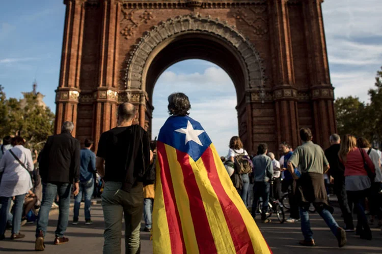 Catalunha: no total, 10 figuras do independentismo catalão estão em prisão provisória por rebelião e/ou sedição (Chris McGrath/Getty Images)