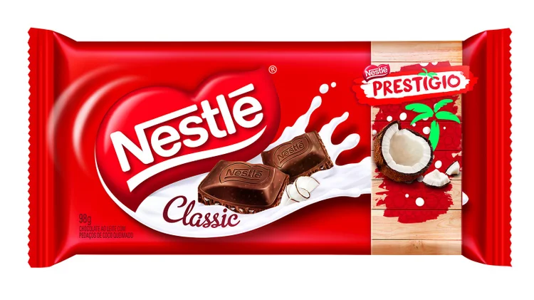 Lançamento da Nestlé: chocolate Prestígio em novo formato de tablete (Nestlé/Divulgação)