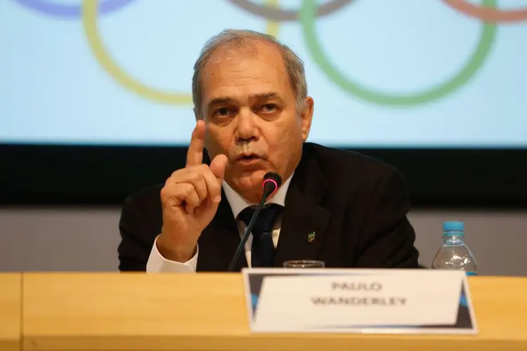 Rio de Janeiro - O presidente do Comitê Olímpico do Brasil (COB), Paulo Wanderley, fala à imprensa após reunião extraordinária com as confederações brasileiras olímpicas, EM 11/10/2017 (Tomaz Silva/Agência Brasil/Agência Brasil)