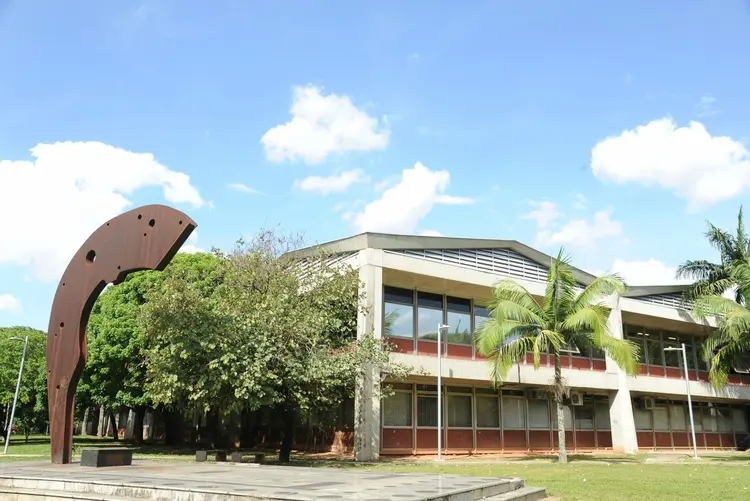 Prédio da Engenharia Civil, um dos edifícios que compõem a Escola Politécnica da USP (Cecília Bastos/USP Imagens/Divulgação)