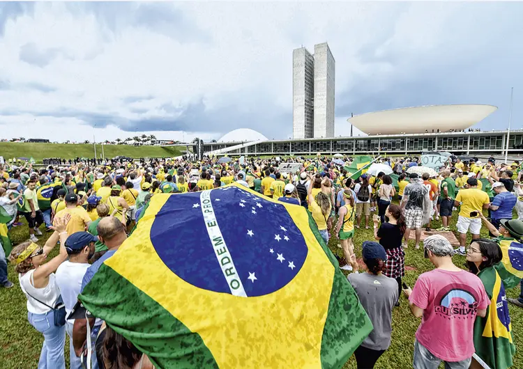 Corrupção: quantidade expressiva dos entrevistados no Brasil respondeu que denunciaria um ato de corrupção mesmo se tivesse que passar um dia inteiro em um Tribunal (Evaristo Sá/AFP)