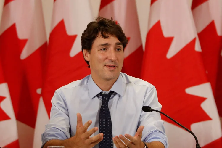 Trudeau: "Tem sido muito fácil para os nossos filhos consumirem maconha, e para os criminosos obterem benefícios. Hoje, mudamos isso" (Carlos Jasso/Reuters)