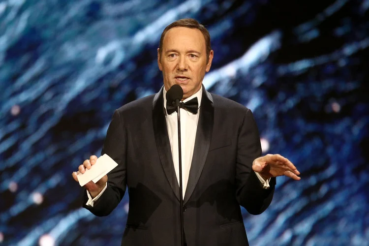 Spacey: a denúncia forçou Spacey, vencedor de dois Oscar, a afirmar que não lembra desse incidente (Frederick M. Brown/Getty Images)